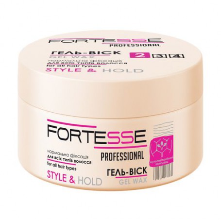 Гель-воск для волос Fortesse Professional Style &amp Hold Gel Wax нормальной фиксации, 75 мл