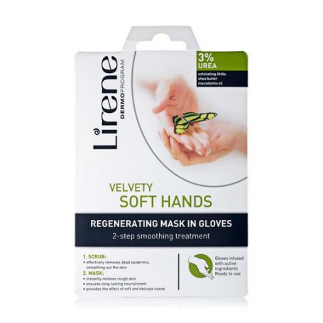 Восстанавливающая маска для рук Lirene Бархатные руки, 17 мл
