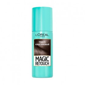Тонирующий спрей для волос L'Oreal Paris Magic Retouch Темно-каштановый, 75 мл