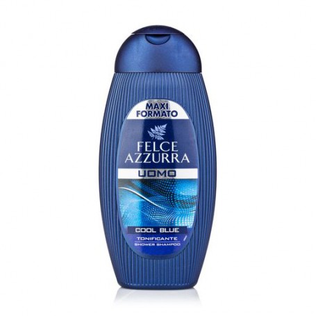 Гель для душа и шампунь Felce Azzurra мужской Cool Blue, мужской, 400 мл
