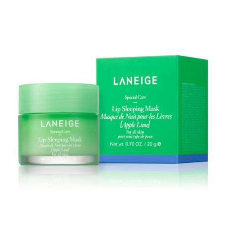 Маска для губ Laneige Lip Sleeping Mask Apple Lime Интенсивно регенерирующая, с ароматом яблока и лайма, 20 мл