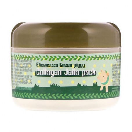 Коллагеновая маска для лица Elizavecca Green piggy Collagen Jella Pack, 100 г
