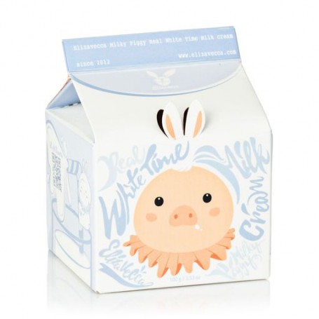 Осветляющий крем для лица Elizavecca Milky Piggy Real White Time Milk Cream, 100 мл