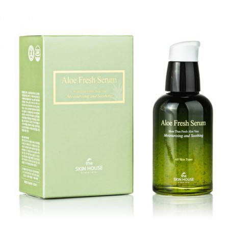 Увлажняющая сыворотка для лица The Skin House Aloe Fresh Serum с экстрактом алоэ, 50 мл
