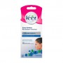 Восковые полоски Veet Easy-Gelwax отшелушивание и увлажнение, для чувствительной кожи, с миндальным маслом и ароматом василька, 