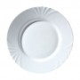 Тарелка обеденная Luminarc Cadix белая, 25 см (H4132)