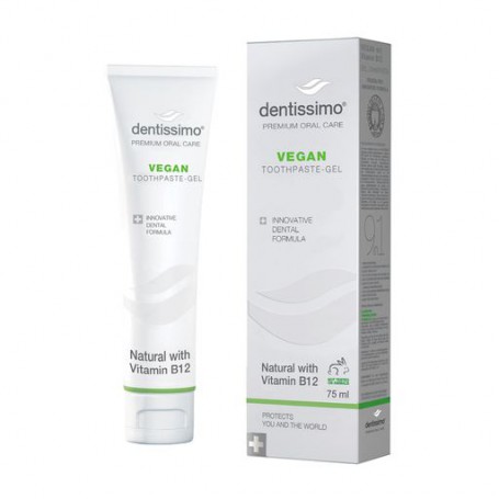 Зубная паста Dentissimo vegan with vitamin B12, 75 мл