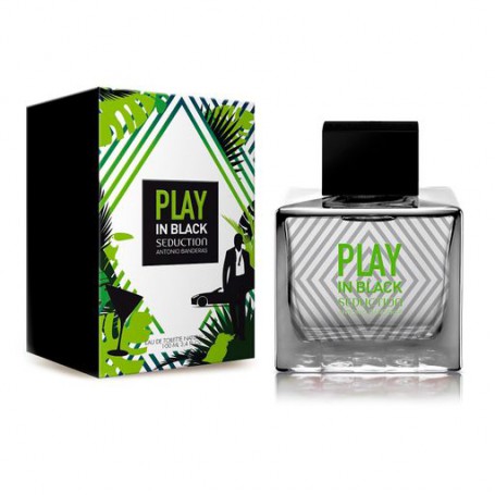 Туалетная вода Antonio Banderas Play In Black Seduction For Men мужская 100мл