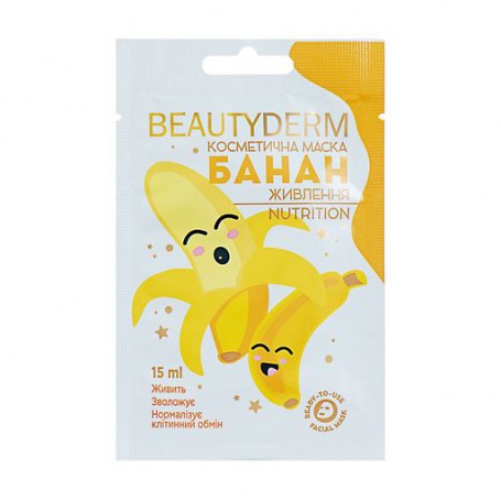 Маска кремова Beauty Derm банан живлення 15мл