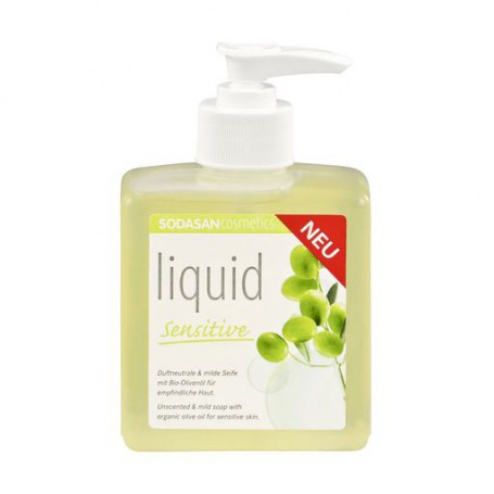 Органическое жидкое мыло Sodasan Sensitiv для чувствительной и детской кожи, 300 мл