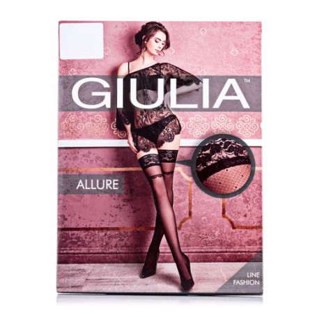 Чулки женские GIULIA ALLURE (18) 20 ДЕН nero р.1/2