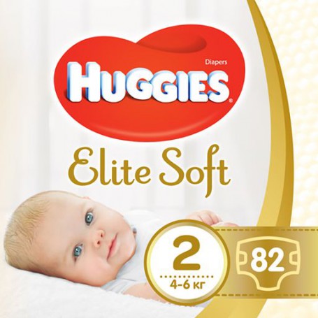Подгузники Huggies Extra Care Mega размер 2 (3-6 кг), 82 шт