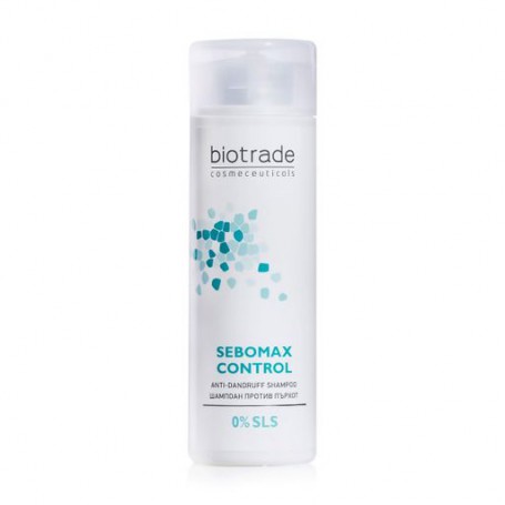 Бессульфатный шампунь для волос Biotrade Sebomax Control Anti-Dandruff Shampoo против перхоти, 200 мл