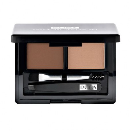 Набор для бровей Pupa Eyebrow Design Set 01 Blonde (Пудра для бровей+воск), 1,1 г