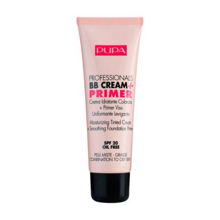 Тональный крем Pupa Professionals BB Cream + Primer SPF 20 01 натуральный, 50 мл