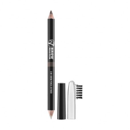 Карандаш для бровей W7 Brow Master 3 in 1 Brown, 1.2 г