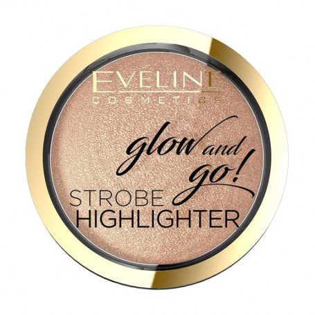 Хайлайтер для лица Eveline Glow and Go! Strobe Highlighter 02 Gentle Gold, 8.5 г