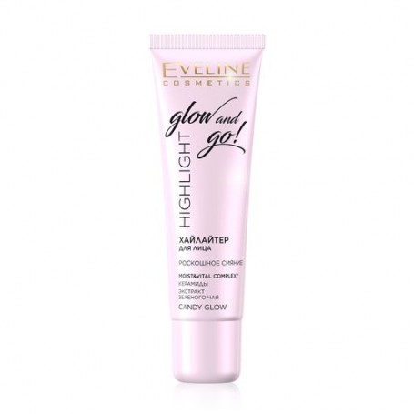Хайлайтер для лица Eveline Highlight Glow And Go Candy Glow, 20 мл