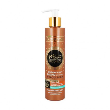 Блестящий бальзам для тела Bielenda Magic Bronze с золотой жемчужиной, 250 мл