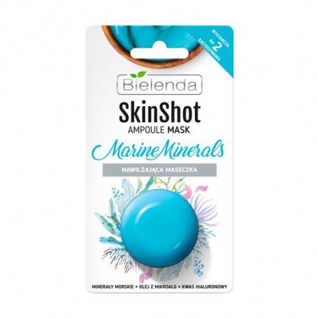 Маска для лица Bielenda Skin shot увлажняющая, морские минералы, 8 г