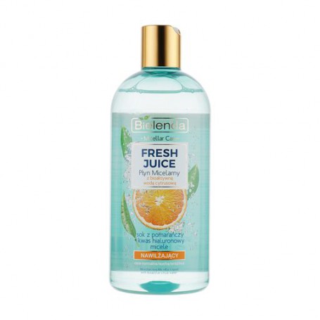 Мицеллярная жидкость для лица Bielenda Fresh juice увлажняющая, апельсин, 500 мл
