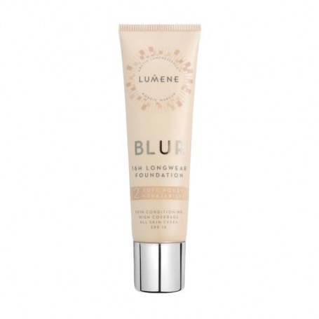 Тональная основа для лица Lumene Blur Foundation 16H Longwear Foundation SPF15, 0 Light Ivory, 30 мл