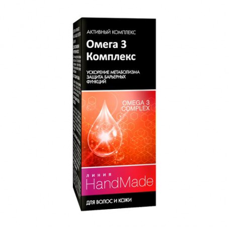 Витаминный комплекс Линия Handmade Омега 3 комплекс Для волос и кожи головы, 5 мл