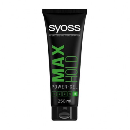 Гель для укладки волос SYOSS Max Hold Power-Gel фиксация 4, 250 мл