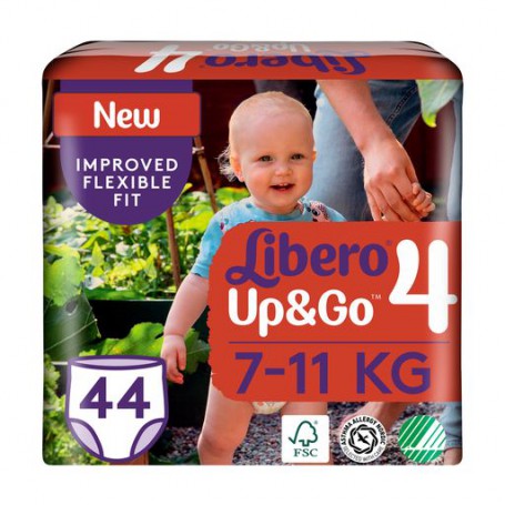 Подгузники-трусики Libero Up&Go размер 4 (7-11 кг), 42 шт