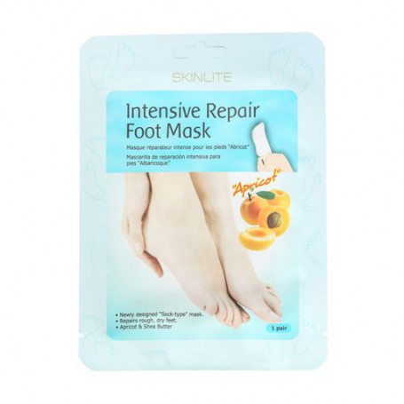 Маска-носки для ног Skinlite Intensive Repair Foot Mask Абрикос, интенсивно-восстанавливающая, 1 пара