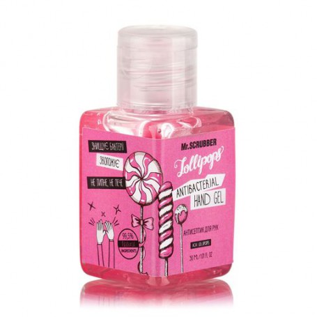 Антисептик для рук Mr.Scrubber Acai Lollipops (этиловый спирт 70%), 30 мл