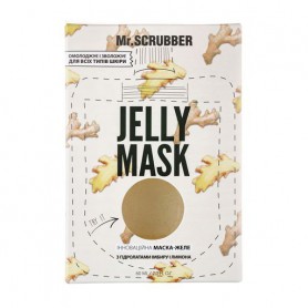 Маска-желе для лица Mr.Scrubber Jelly Mask для омолаживания и увлажнения, с гидролатами имбиря и лимона, 60 мл