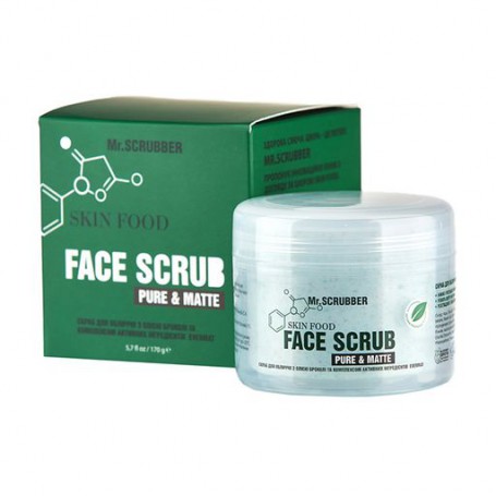Скраб для лица Mr.Scrubber Skin Food Pure and Mate, 170 г