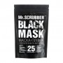 Черная маска Mr.Scrubber Black Mask для всех типов кожи, 40 г