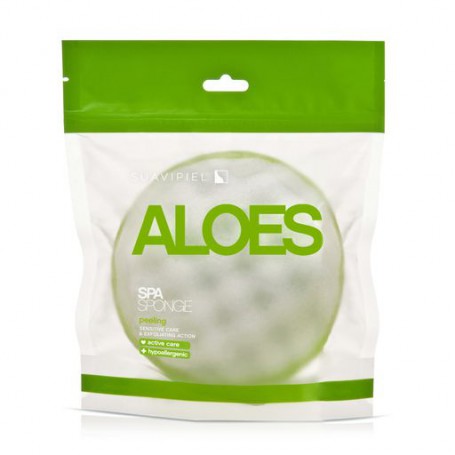 Губка для душа Suavipiel Aloes Spa Sponge Алоэ Спа