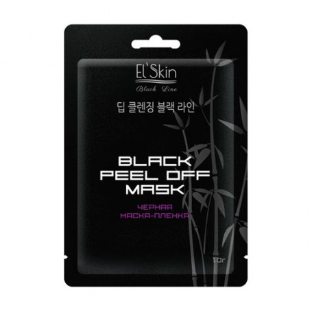Маска-пленка для лица Skinlite El'Skin Black Peel Off Mask Черная, 10 г