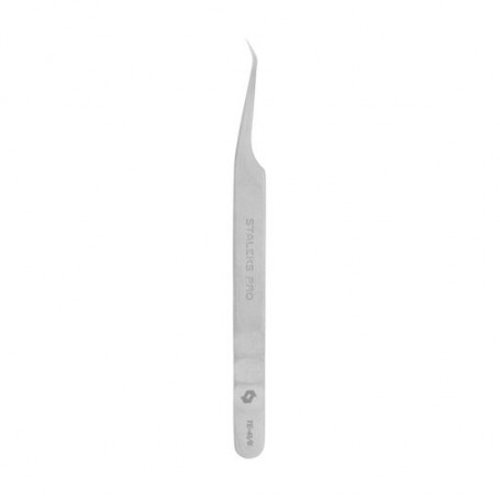 Пинцет профессиональный для ресниц Staleks Pro Expert 41 Type 8 mini L, (TE-41/8)