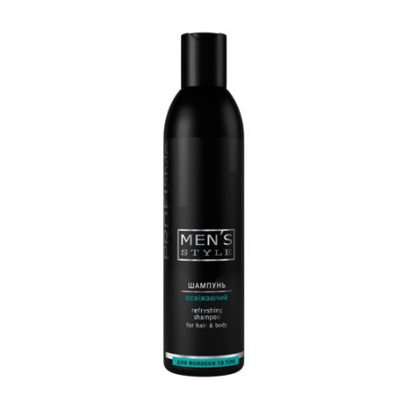Мужской освежающий шампунь для волос и тела Profi Style Men's Style Refreshing Shampoo, 250 мл