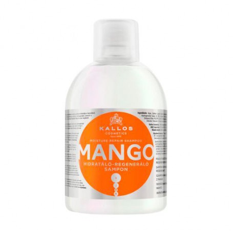 Восстанавливающий шампунь Kallos Cosmetics Mango Moisture Repair Shampoo с маслом манго, 1 л