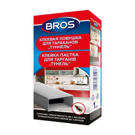 Клеевая ловушка для тараканов Bros, 1 шт