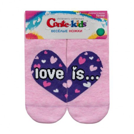 Носки Детские CONTE-KIDS ВЕСЕЛІ НІЖКИ 17С-10СП 279 светло-розовый р.20