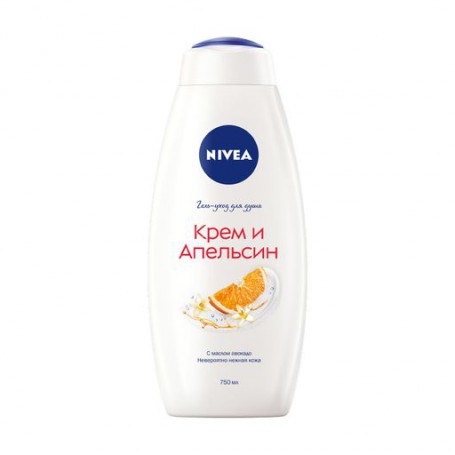 Гель-уход для душа NIVEA Orange & Avocado Oil Апельсин и масло авокадо, 750 мл