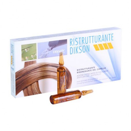 Реструктурирующий комплекс Dikson Ristrutturante для сухих и поврежденных волос, в ампулах, 12*12 мл