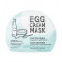 Тканевая маска для лица Too Cool For School Egg Cream Mask Pore Tightening с яичным альбумином, 28 г