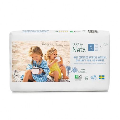 Подгузники органические ECO by Naty, размер 3 (4-9 кг), 50 шт