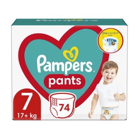 Подгузники-трусики Pampers Active Baby Pants размер 7 (15+ кг), 74 шт