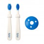 Детская зубная щетка для зубов и десен Lindo Pk 072 синий, 2 шт