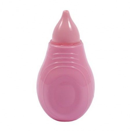 Аспиратор для носа Lindo РК 082 латексный, с мягким носиком, розовый