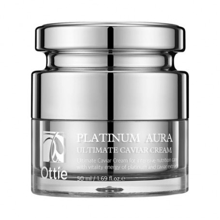 Крем для лица Ottie Platinum Aura Ultimate Caviar Cream с экстрактом черной икры, 50 мл