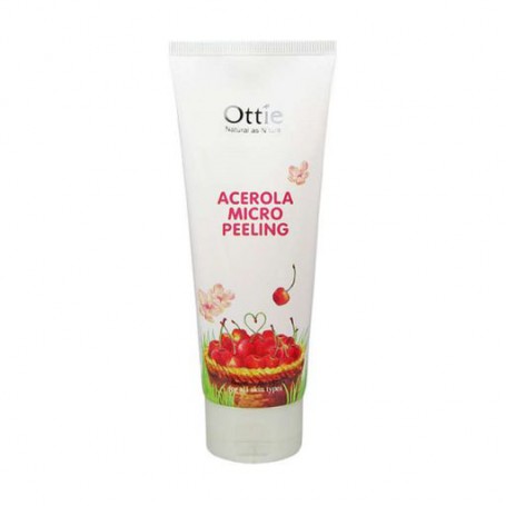 Пилинг для лица Ottie Acerola Micro Peeling с натуральной целлюлозой и ацеролой, 150 мл